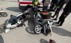 Motokuryeler çarpıştı: 2 yaralı