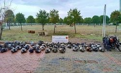 Motosiklet şaselerini kazıyan şahıslara operasyon: 2 gözaltı