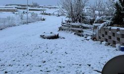 Nisan ayında kar yağışı