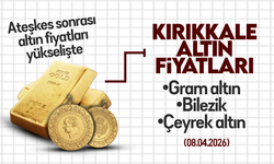 KIRIKKALE’DE BUGÜN ALTIN NE KADAR? 08 Nisan 2026