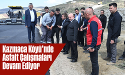Kazmaca Köyü’nde Asfalt Çalışmaları Devam Ediyor