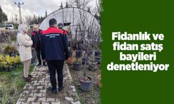 Fidanlık ve fidan satış bayileri denetleniyor