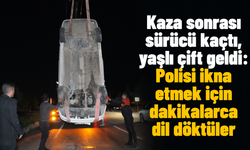 Kaza sonrası sürücü kaçtı, yaşlı çift geldi: Polisi ikna etmek için dakikalarca dil döktüler