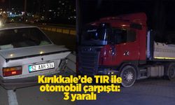 Kırıkkale’de TIR ile otomobil çarpıştı: 3 yaralı