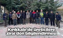 Kırıkkale’de üreticilere zirai don bilgilendirmesi