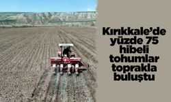 Kırıkkale’de yüzde 75 hibeli tohumlar toprakla buluştu
