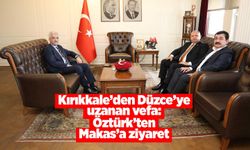 Kırıkkale’den Düzce’ye uzanan vefa: Öztürk’ten Makas’a ziyaret