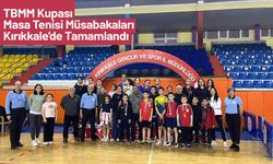 TBMM Kupası Masa Tenisi Müsabakaları Kırıkkale’de Tamamlandı