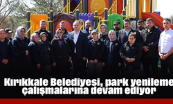 Kırıkkale Belediyesi, park yenileme çalışmalarına devam ediyor