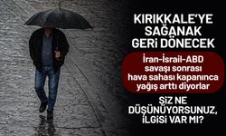 Kırıkkale’ye Sağanak Uyarısı
