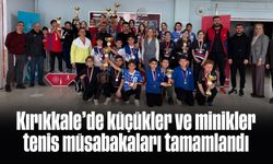 Kırıkkale’de küçükler ve minikler tenis müsabakaları tamamlandı