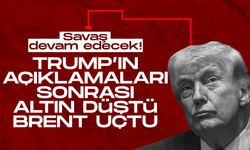 Trump'ın İran açıklamaları piyasaları sarstı: Altın düştü, brent petrol 106 doları gördü