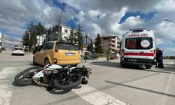 Motosiklet kazası: 1 yaralı