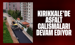 Kırıkkale'de asfalt çalışmaları devam ediyor