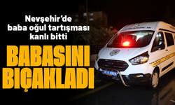 Babasını bıçakladı, arkasına bile bakmadan kaçtı