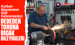 Kurban Bayramı’nın gizli kahramanları! Dededen toruna bıçak bileyicileri…