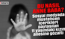 Sosyal medyada müstehcen içerikleri paylaşılan 11 yaşındaki kızın ailesine gözaltı