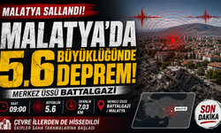 Malatya'da 5.6 büyüklüğünde deprem