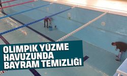 Kırıkkale olimpik yüzme havuzunda bayram temizliği
