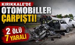 Kırıkkale'de otomobiller çarpıştı: 2 ölü, 7 yaralı