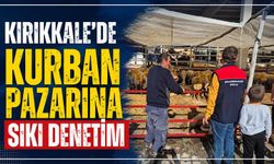 Kırıkkale’de kurban pazarına sıkı denetim