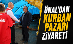 Önal’dan kurban pazarı ziyareti