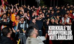 Kırıkkale’de taraftarlar, Galatasaray’ın şampiyonluğunu kutladı