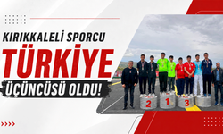 Kırıkkaleli Sporcu Türkiye üçüncüsü oldu