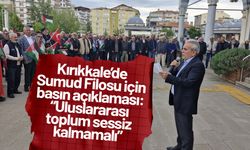 Kırıkkale’de Gazze için basın açıklaması: “Uluslararası toplum sessiz kalmamalı”