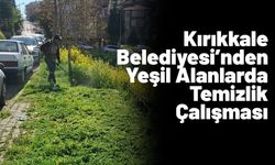 Kırıkkale Belediyesi’nden Yeşil Alan ve Temizlik Çalışması