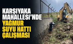 Karşıyaka Mahallesi’nde Yağmur Suyu Hattı Çalışması