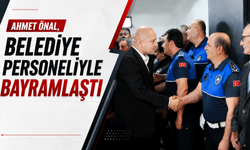 Ahmet Önal, Belediye Personeliyle Bayramlaştı