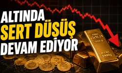 Altında sert düşüş sürüyor