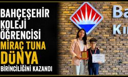 Bahçeşehir Koleji öğrencisi Miraç Tuna dünya birinciliğini kazandı