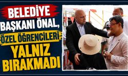 Belediye Başkanı Önal, özel öğrencileri yalnız bırakmadı