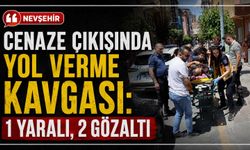 Cenaze çıkışında yol verme kavgası: 1 yaralı, 2 gözaltı