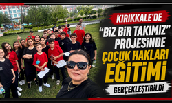 'Biz Bir Takımız' projesinde Çocuk Hakları Eğitimi gerçekleştirildi