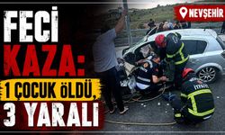 Feci kaza: 1 çocuk öldü, 3 yaralı