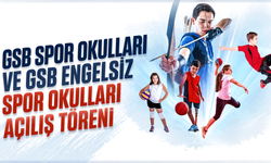 GSB Spor Okulları ve GSB Engelsiz Spor Okulları açılış töreni düzenlenecek