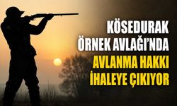 Kösedurak Örnek Avlağı'nda Avlanma Hakkı ihaleye çıkıyor