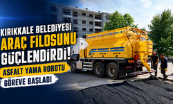 Kırıkkale Belediyesi Araç Filosunu Güçlendirdi: Asfalt Yama Robotu Göreve Başladı
