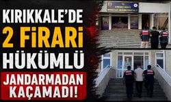 Kırıkkale’de 2 firari hükümlü jandarmadan kaçamadı