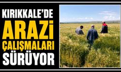 Kırıkkale’de arazi çalışmaları sürüyor