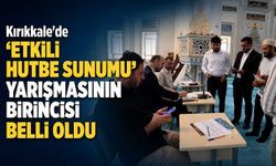 Kırıkkale'de ‘Etkili Hutbe Sunumu’ yarışmasının birincisi belli oldu