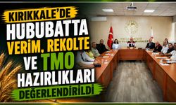 Kırıkkale'de hububatta verim, rekolte ve TMO hazırlıkları değerlendirildi