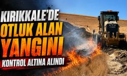 Kırıkkale’de otluk alan yangını kontrol altına alındı