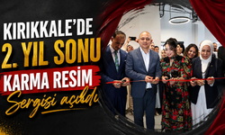 Kırıkkale'de 2. Yıl Sonu Karma Resim Sergisi açıldı