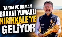 Tarım ve Orman Bakanı Yumaklı Kırıkkale'ye geliyor