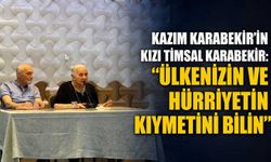 Kazım Karabekir’in kızı Timsal Karabekir: “Ülkenizin ve hürriyetin kıymetini bilin”