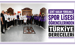 Şehit Hakan Yorulmaz Spor Lisesi öğrencilerinden Türkiye dereceleri